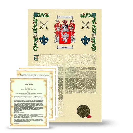 Clercq Armorial History and Symbolism package