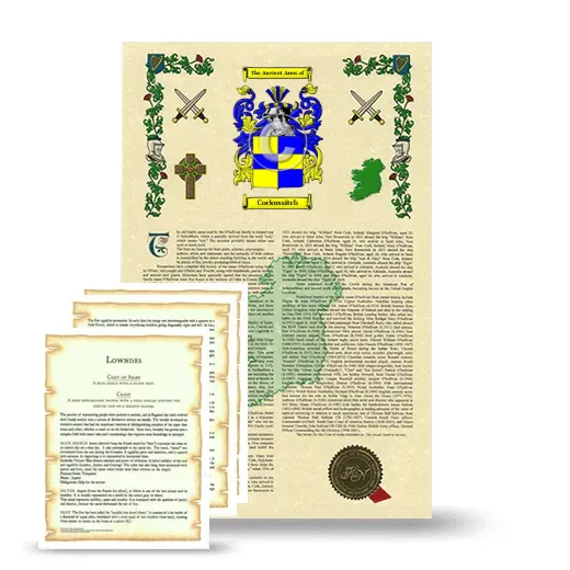 Cockussitch Armorial History and Symbolism package