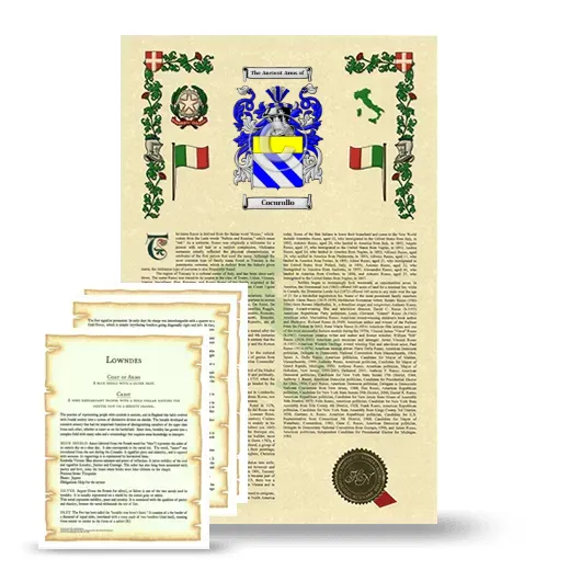 Cocurullo Armorial History and Symbolism package