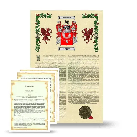 Coggon Armorial History and Symbolism package