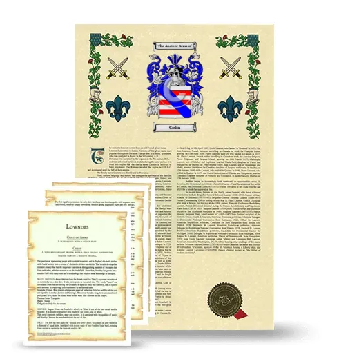 Colin Armorial History and Symbolism package