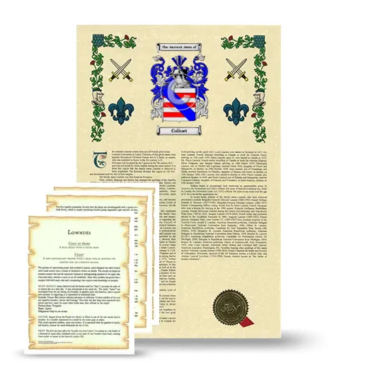 Colinet Armorial History and Symbolism package