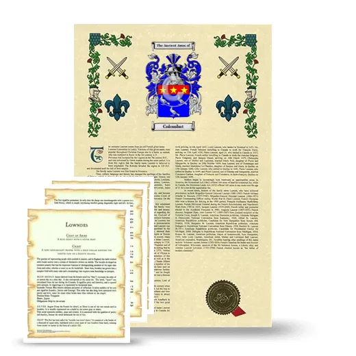 Colombat Armorial History and Symbolism package