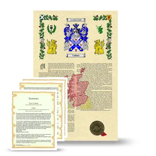 Colome Armorial History and Symbolism package