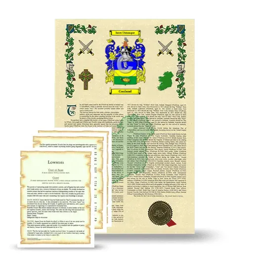 Conland Armorial History and Symbolism package