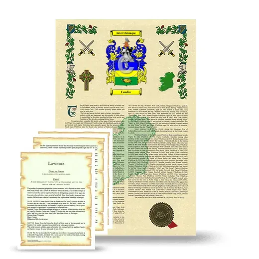 Conlin Armorial History and Symbolism package