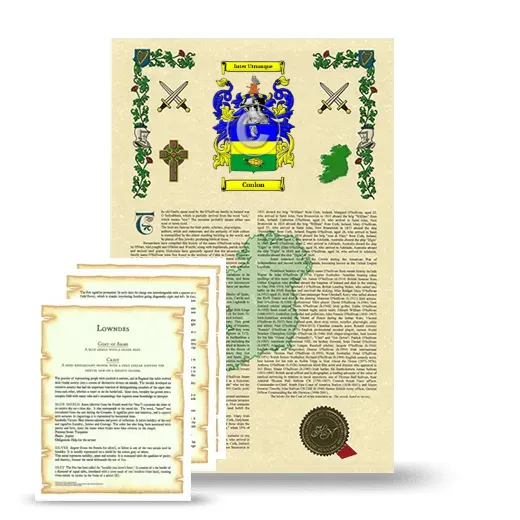 Conlon Armorial History and Symbolism package