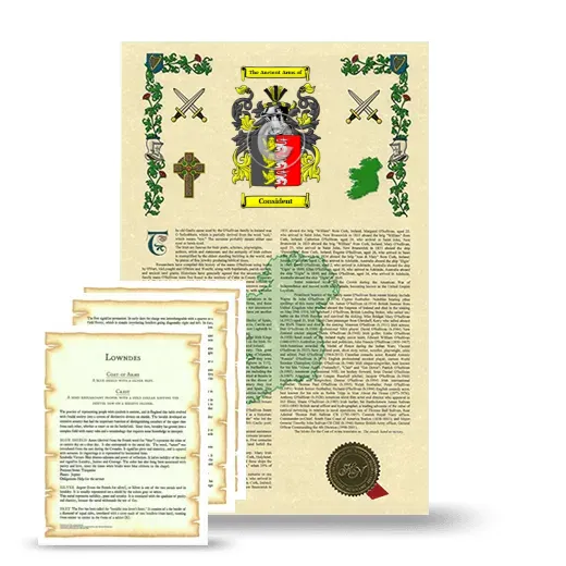 Consident Armorial History and Symbolism package