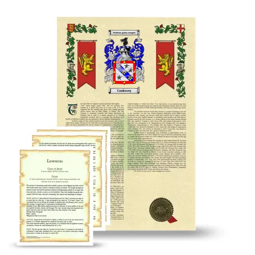 Cookesey Armorial History and Symbolism package
