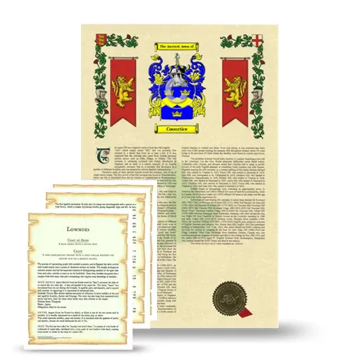 Coourtice Armorial History and Symbolism package