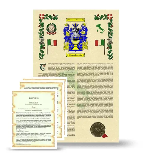 Coppolecchia Armorial History and Symbolism package
