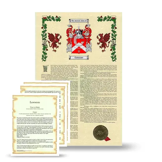 Cotmore Armorial History and Symbolism package