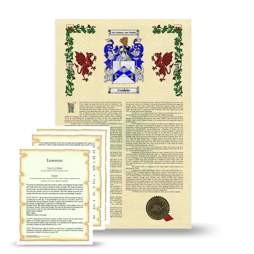 Cradyke Armorial History and Symbolism package