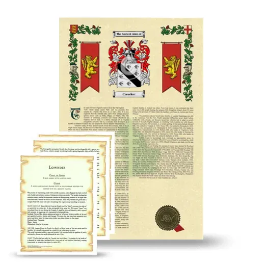 Crewker Armorial History and Symbolism package