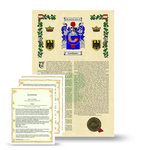 Czechowicz Armorial History and Symbolism package
