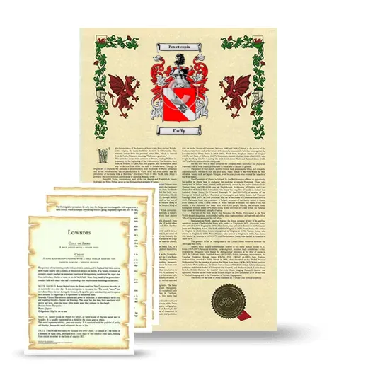 Daffy Armorial History and Symbolism package