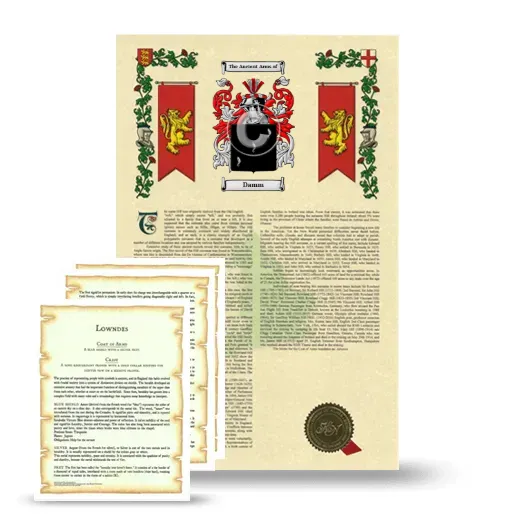 Damm Armorial History and Symbolism package