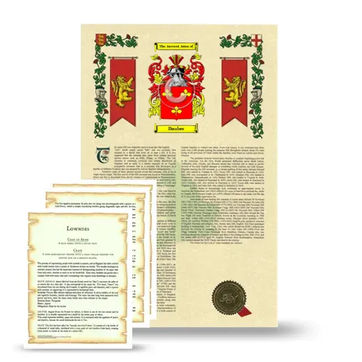 Dauber Armorial History and Symbolism package