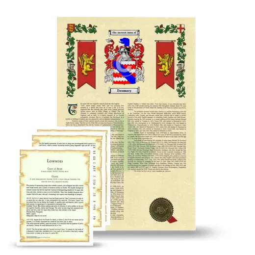 Daumary Armorial History and Symbolism package