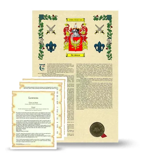 De vienne Armorial History and Symbolism package