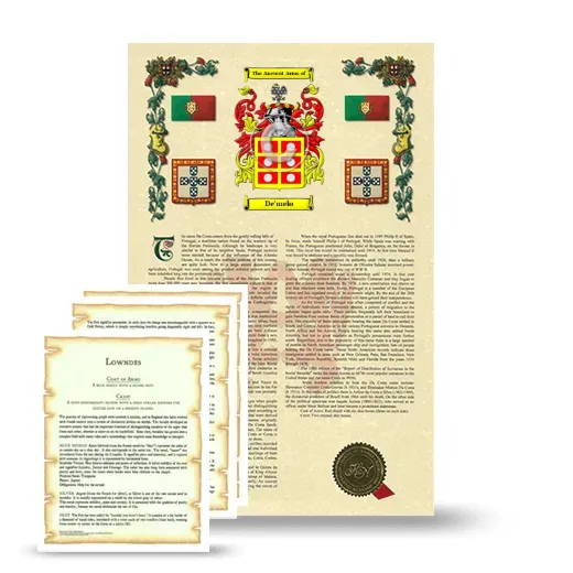 De'melo Armorial History and Symbolism package