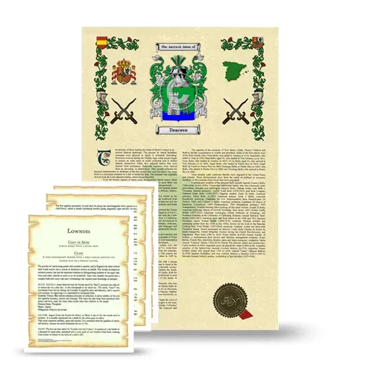 Deacero Armorial History and Symbolism package