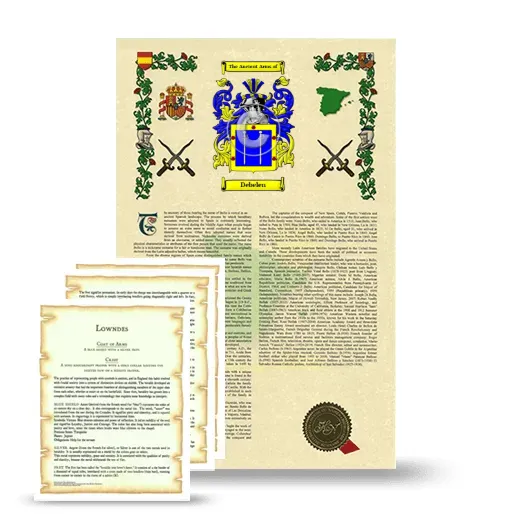 Debelen Armorial History and Symbolism package