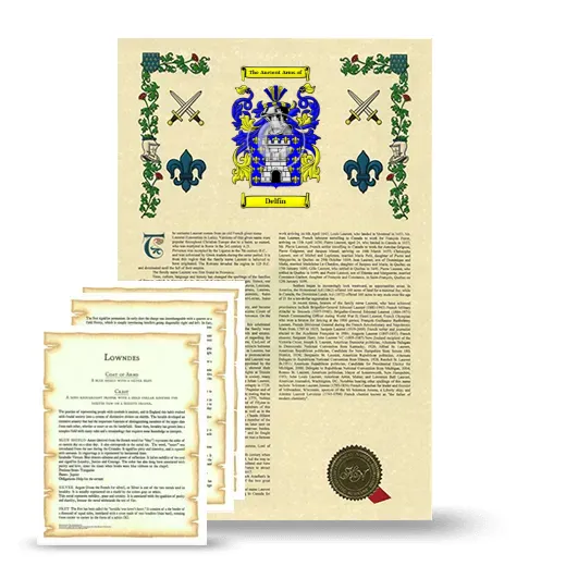 Delfín Armorial History and Symbolism package