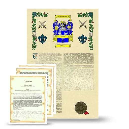 Delval Armorial History and Symbolism package