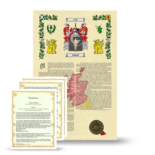 Delyell Armorial History and Symbolism package