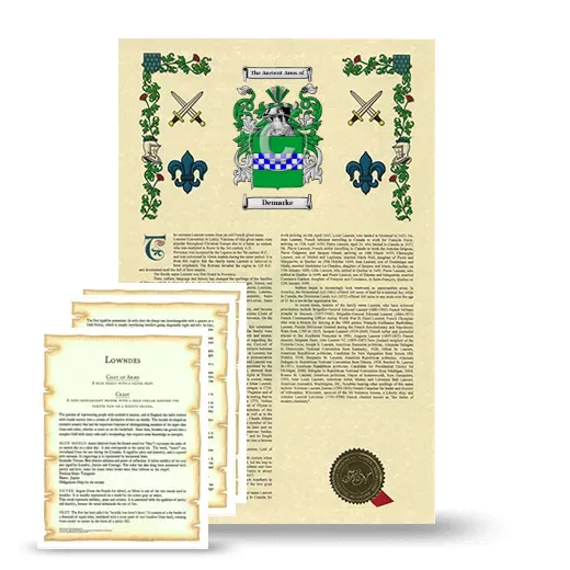 Demarke Armorial History and Symbolism package