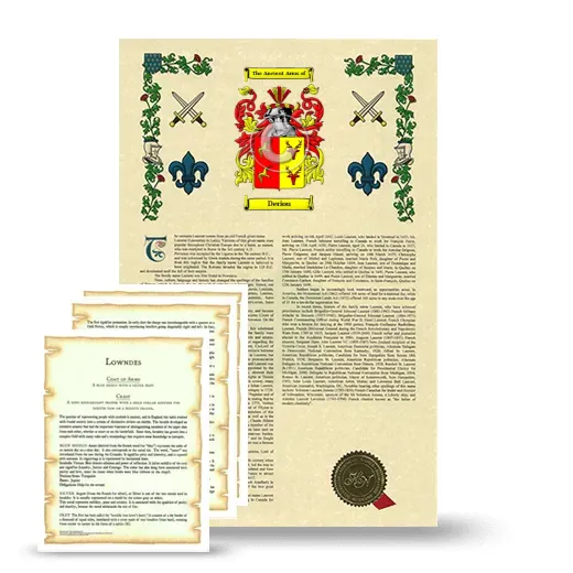Deriou Armorial History and Symbolism package