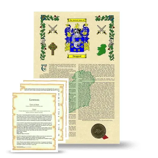 Deugynd Armorial History and Symbolism package