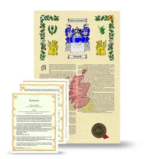 Dewerth Armorial History and Symbolism package