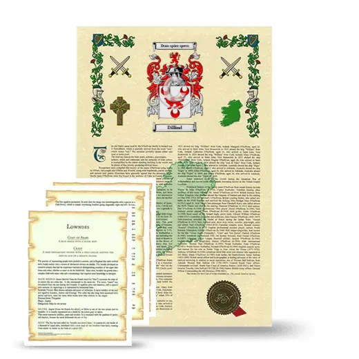 Dillind Armorial History and Symbolism package