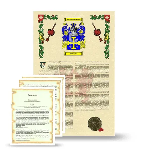 Dittrich Armorial History and Symbolism package