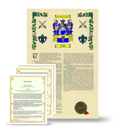 Dodds Armorial History and Symbolism package