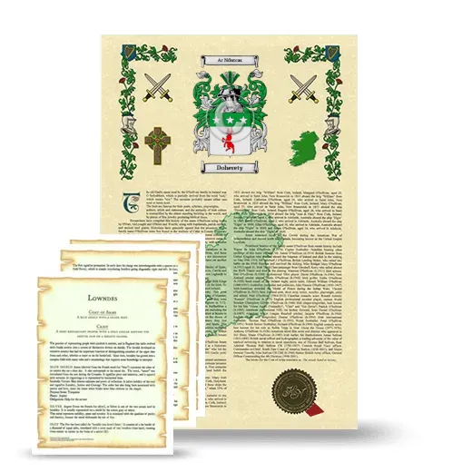 Doherety Armorial History and Symbolism package