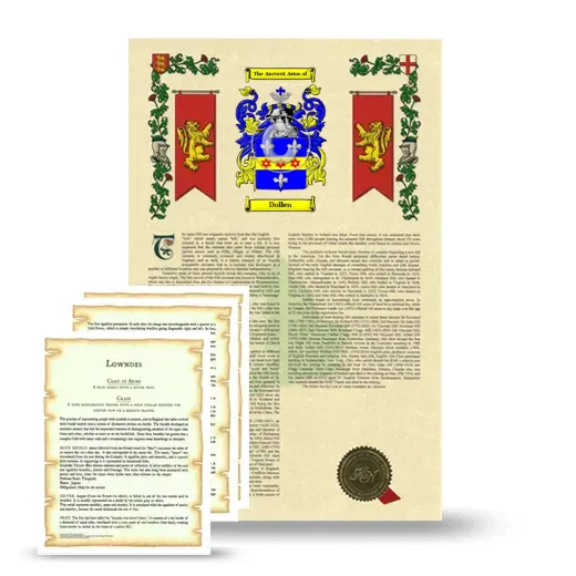 Dollen Armorial History and Symbolism package