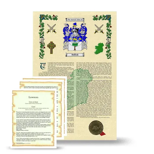 Dollink Armorial History and Symbolism package