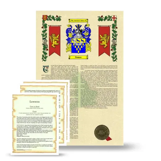 Domar Armorial History and Symbolism package
