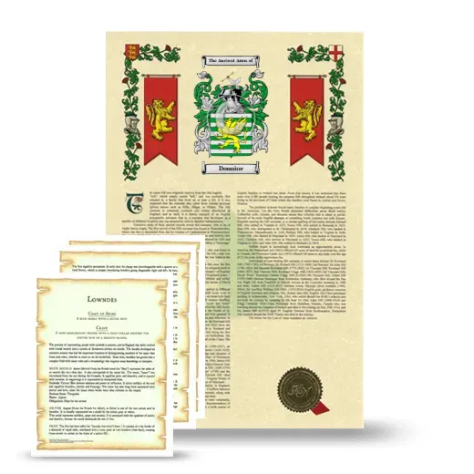 Donnine Armorial History and Symbolism package