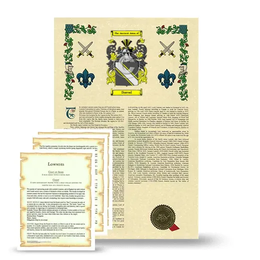 Dorval Armorial History and Symbolism package