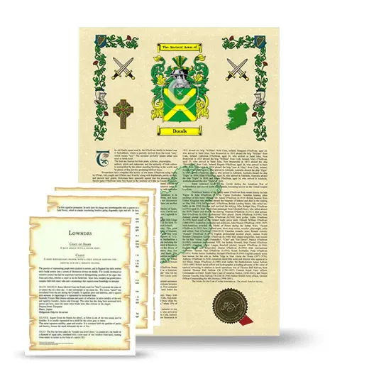 Douds Armorial History and Symbolism package