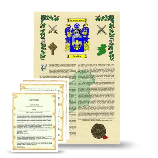Dowding Armorial History and Symbolism package