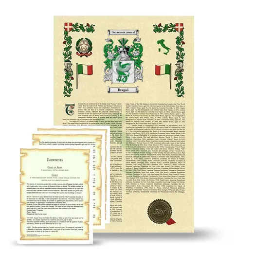 Dragaš Armorial History and Symbolism package