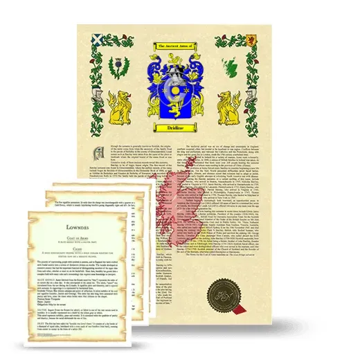 Dridine Armorial History and Symbolism package