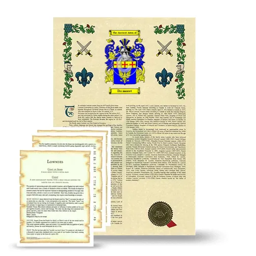 Du moret Armorial History and Symbolism package