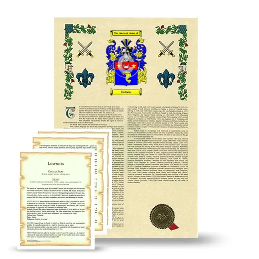 Dubón Armorial History and Symbolism package