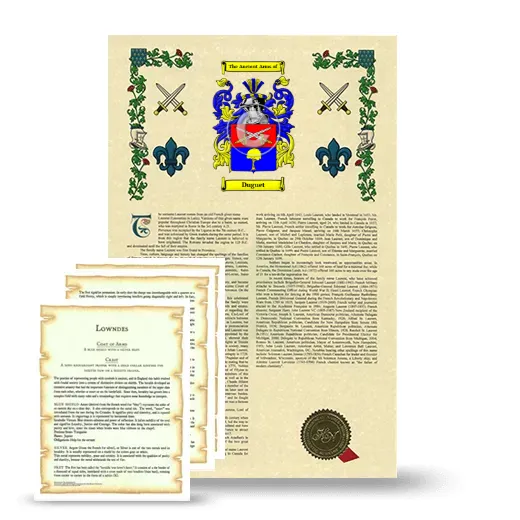 Duguet Armorial History and Symbolism package